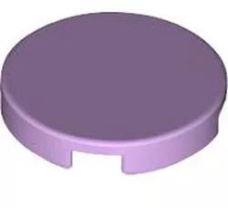 LEGO® 14769c154 - LEGO levendula csempe 2 x 2 méretű, kerek, alján bütyök foglalattal (14769c154)