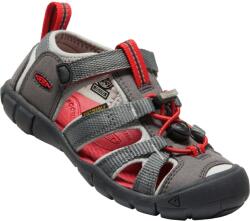 KEEN Gyermek szandál, KEEN, 10012453KEN01S8, Textil/szintetikus, szürke/piros, 24 INTL (10012453KEN01S8)