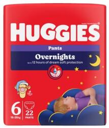 Huggies Overnight Pants Éjszakai Bugyipelenka 15-25kg Junior 6 (22db) (3KCH0572)