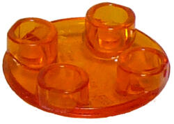 LEGO® Alkatrészek (Pick a Brick) Átlátszó narancssárga 2X2 Kerek Elem 4 Lyukkal 6171727 (6171727)