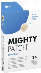 Hero Cosmetics Hero Mighty Patch Invisible+ hidrokolloid tapaszok pattanások és fehér pattanások kezelésére, 24 darab