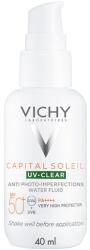 Vichy Folyékony fényvédő zsíros, pattanásos bőrre SPF 50+ Vichy Capital Soleil UV Clear, 40ml