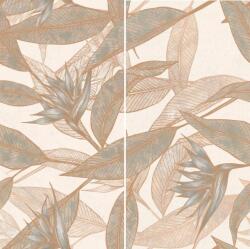 Paradyz Almagro Mix 29, 8x59, 8cm levél mintás dekorcsempe