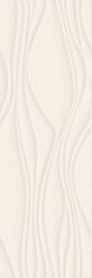 Paradyz Neve 25x75cm strukturált fehér matt fali csempe