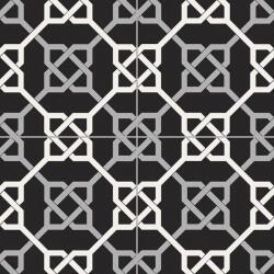 Iber Taco Nautic Black fagyálló fekete 16, 5x16, 5cm matt gres padlólap