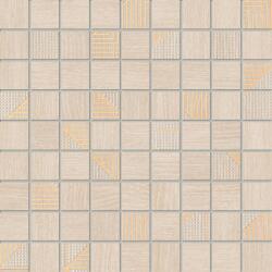 Domino Woodbrille 30x30cm bézs mozaik dekorcsempe