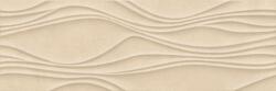 Paradyz Serene 25x75cm bézs strukturált fali csempe