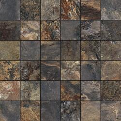 Iber Ardesia Natural 30x30cm kőporcelán sötétszürke matt mozaik dekorcsempe