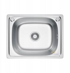 Melanstar Rozsdamentes Acél Mosogató Szatén 50x40 cm Szifonnal Melanstar (MEL5040S)