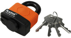 EXTOL lakat, laminált, vízálló, 4 db kulcs; 50mm, kengyelszárátmérő: 11/14mm