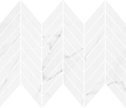 Cersanit Marinel 29, 8x25, 5cm fehér chevron mozaik dekorcsempe