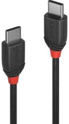 Lindy USB 3.1 (Gen 2) Csatlakozókábel [1x USB-C dugó - 1x USB-C dugó] 1.00 m Fekete (36906) (36906)