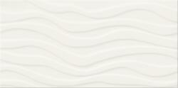 Cersanit Blanka 29, 7x60cm strukturált fehér matt fali csempe