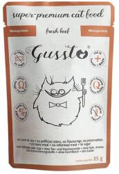Gussto Cat Fresh Beef nedves macskaeledel friss marhahús 24x85g