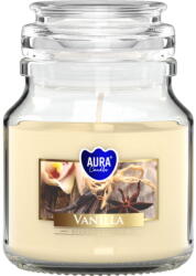 AURA Декоративна свещ с аромат aura vanilie и горене 28 часа (snd71-67)