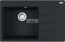 Franke Centro CNG 611-78 A jobbos matt fekete gránit mosogatótálca távvezérlővel (114.0627. 651)