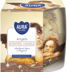 AURA Декоративна свещ с аромат aura angels и горене 20 часа (sn71s-04)