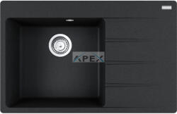 Franke Centro CNG 611-78 A jobbos fekete gránit mosogatótálca távvezérlővel (114.0627. 658)