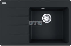 Franke Centro CNG 611-78 A balos matt fekete gránit mosogatótálca távvezérlővel (114.0627. 620)