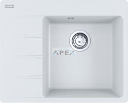 Franke Centro CNG 611-62 A balos gleccser fehér gránit mosogatótálca távvezérlővel (114.0685. 106)