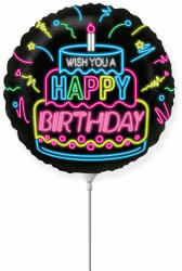  Fólia lufi, mini forma, neon, HB, kb. 30-35cm