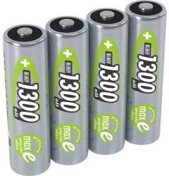 ANSMANN Ceruza akku AA, NiMH, 1, 2V 1300 mAh, 4 db, Ansmann maxE LR06, AA, LR6, AAB4E, AM3, 815, E91, LR6N (5030792) (5030792)
