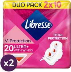 Libresse Ultra+ szárnyas egészségügyi betét (4x10 db)
