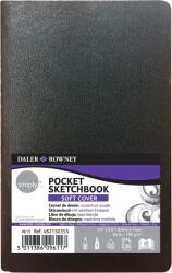 Daler-Rowney Simply Sketchbook Simply Vázlatfüzet 24 8, 9 x 14 cm 100 g Black (482150355)