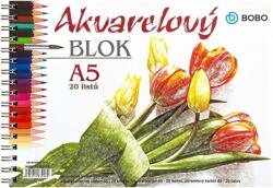 BOBO Watercolour Pad Vázlatfüzet 20 A5 250 g (30580)