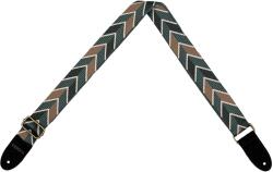 Cascha CUS-JW2 Jacquard Ethnic Green Ukulele heveder (CUS-JW2)