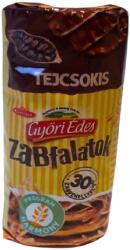 Győri Győri Édes Zabfalatok tejcsokoládéval talpán mártott, zabpelyhes, omlós keksz 215 g