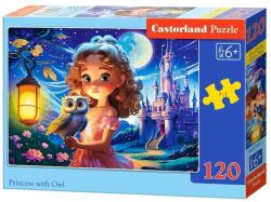 Castorland B-13593 - Hercegnő bagollyal - 120 db-os puzzle (B-13593)