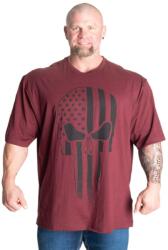 GASP INC - Skull Division Iron Tee - Férfi Póló - Bordó