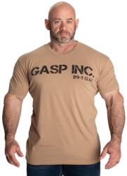 GASP INC - G. U. I. Standerd Tee - Férfi Póló - Mosott Barna