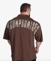 GASP INC - Polo Iron Tee - Galléros Férfi Póló - Barna