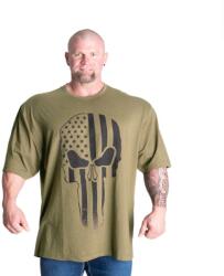 GASP INC - Skull Division Iron Tee - Férfi Póló - Katona Zöld