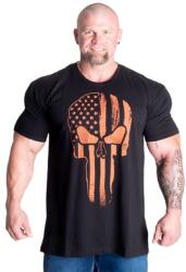 GASP INC - Skull Standard Tee - Férfi Póló - Fekete/narancs