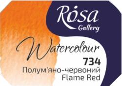 Rosa 343734 Vopsea acuarela 734 Flame Red 2, 5 ml 1 buc (343734)
