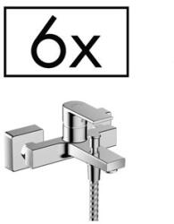 Hansgrohe Vernis Shape egykaros kádcsaptelep falsíkon kívüli szereléshez, projekt csomag (6db) króm (HG-71457000)