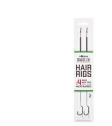 Korda Montura Korda Basix Hair Rigs Wide Gape, Nr. 4, 25lbs, 2buc/plic (A.KBX014)