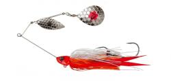 Savage Gear Spinnerbait Savage Gear Da Bush Sinking, Culoare Red Head Silver, 14cm, 21gr (SG.72607)