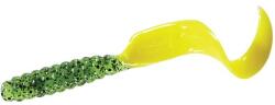 Mister Twister Grub Mister Twister, Lime Black/Yellow, 10cm, 5buc/plic (F1.TWIST10.122BK.B)