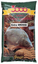 SENSAS Groundbait Sensas 3000 Carpes Et Gross Poissons, Extra Grosse, 1kg (A0.S03931)