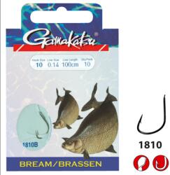 Gamakatsu Carlige Legate Gamakatsu Bream Feeder LS-1810, Nr. 10, 0.16mm, 10buc/plic (gk.140114.10.16)