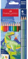 Faber-Castell Dinoszaurusz 10+3 db hatszögletű színesceruza készlet (FC111213) - tintasziget