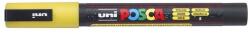 uni Dekormarker 0, 9-1, 3mm, Uni-Posca PC-3ML csillámló sárga (2UPC3MLS) - tintasziget