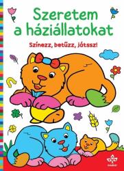 Csengőkert Kiadó Szeretem a háziállatokat - Színezz, betűzz, játssz! - muzsakonyv