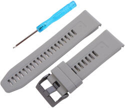Garmin QuickFit, szilikon, szürke színű, normál hossz, 26 mm (9356-6)