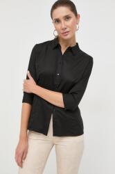 GUESS ing CATE női, galléros, fekete, slim, W2YH41 WAF10 - fekete XL