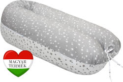 Scamp formázható univerzális szoptatós párna pamut huzattal /GreyWhiteLittleBigStarsNew () (SZPE249)